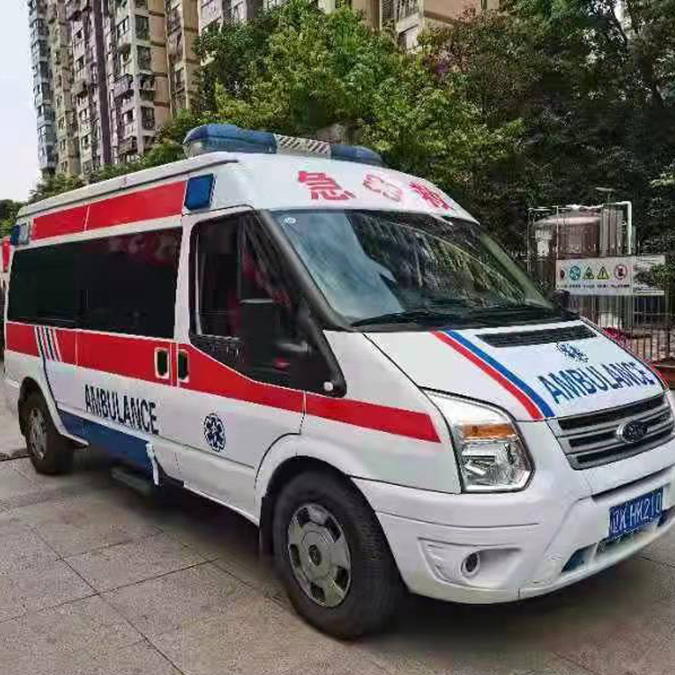 滦县长途救护车护送病人返乡